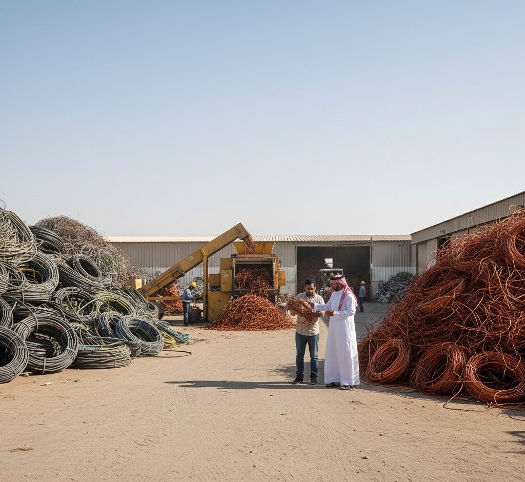 نشتري سكراب الكيابل والنحاس الأحمر